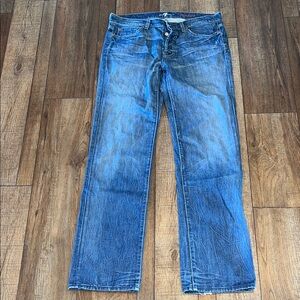 7 For All Mankind Standard Blue Jeans